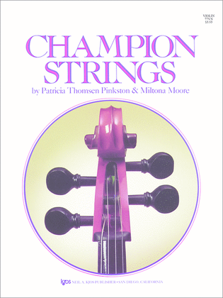 Book cover for Champion Strings - Violin