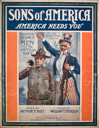 Sons of America. America Needs You