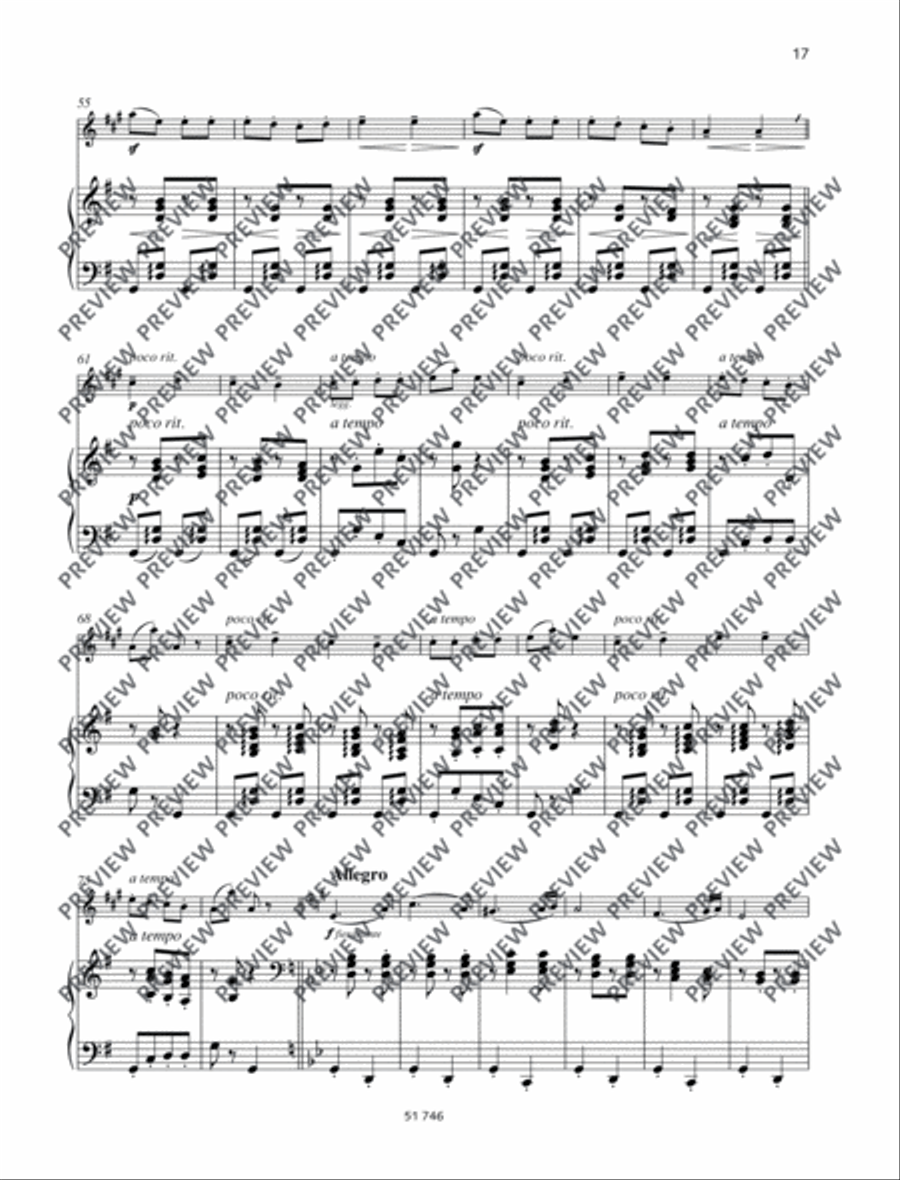 Hungarian Dance No. 5 B-Flat Clarinet scores gallery preview page 4