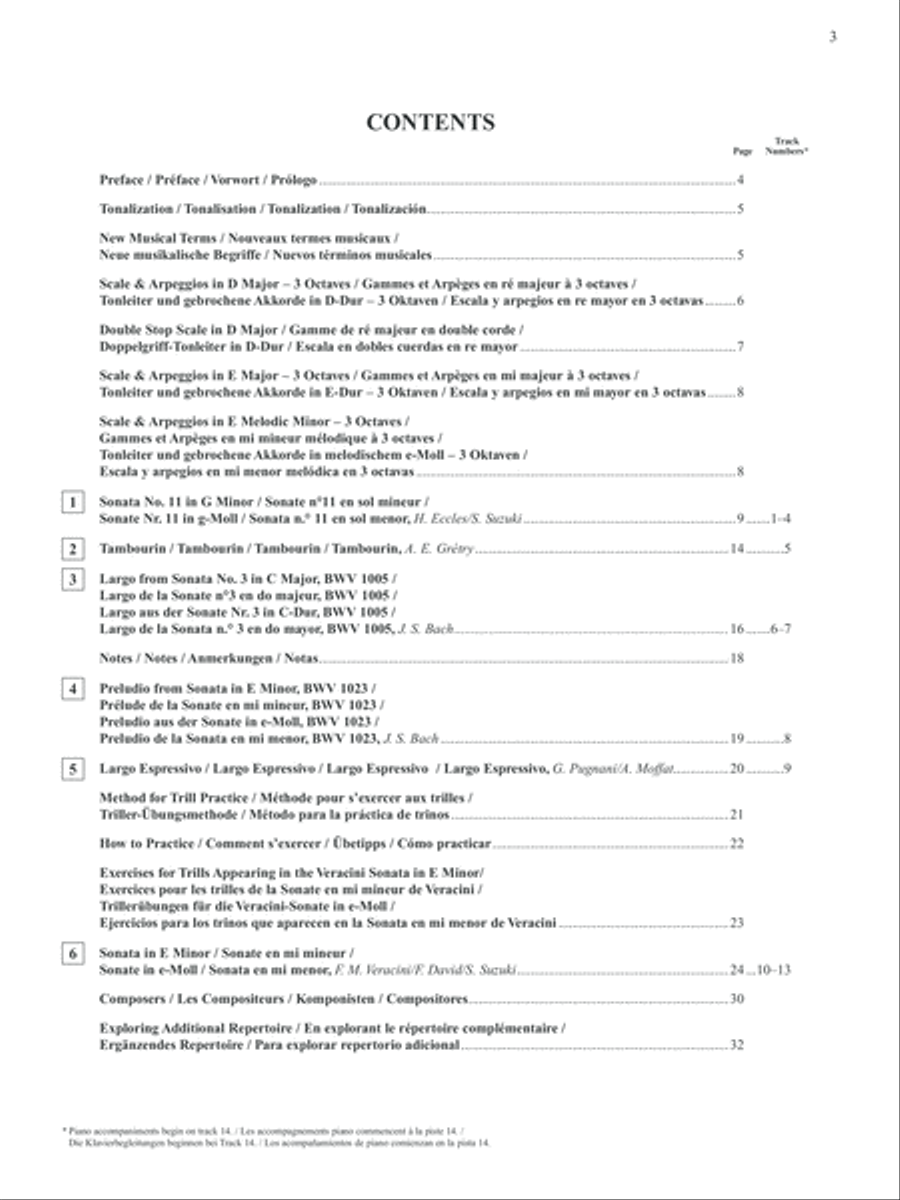 Suzuki Violin School, Volume 8 String Methods scores gallery preview page 3