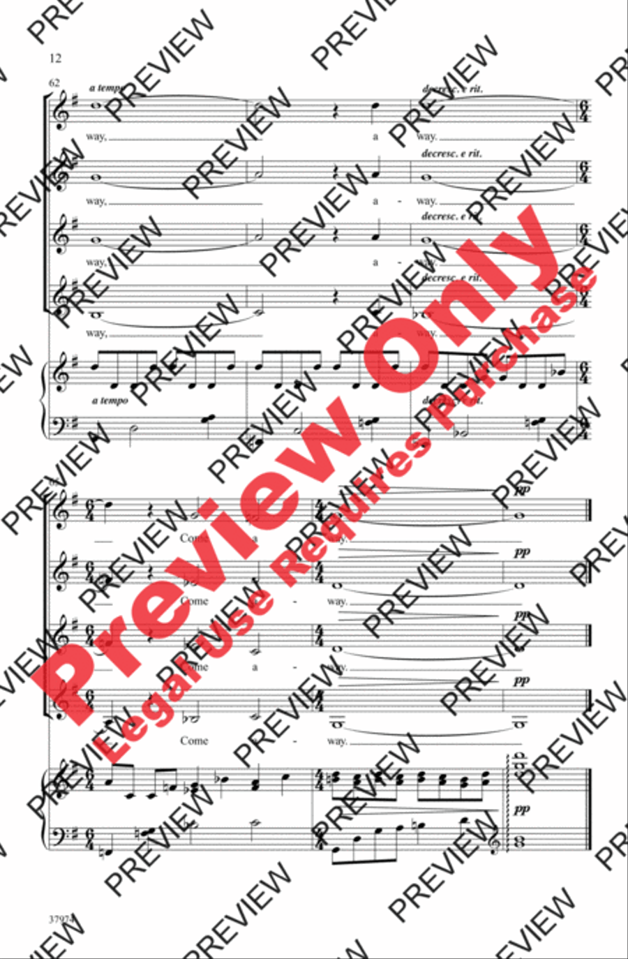 Evening Women's Choir scores gallery preview page 12