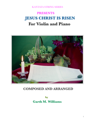 JESUS CHRIST IS RISEN TODAY FOR VIOLIN AND PIANO