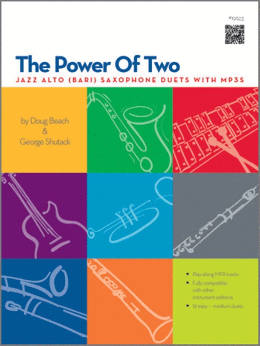 Power Of Two, The - Jazz Alto (Bari) Saxophone Duets With MP3s Woodwind Duet scores gallery preview page 1