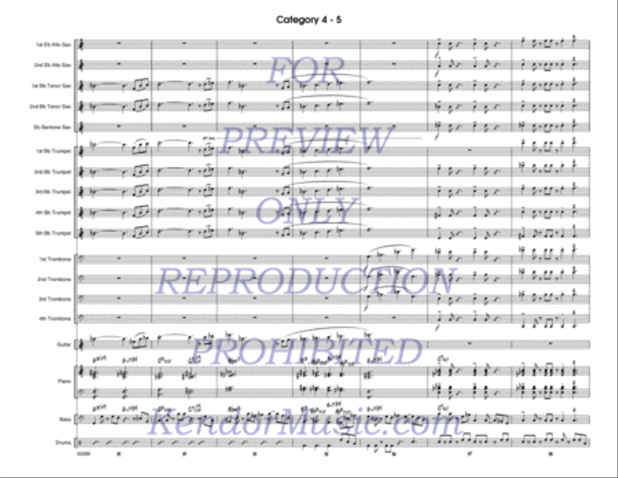 Category 4 Jazz Ensemble scores gallery preview page 6