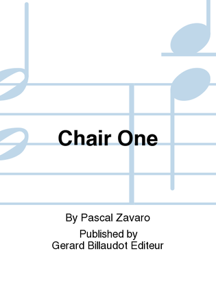 Book cover for Chair One