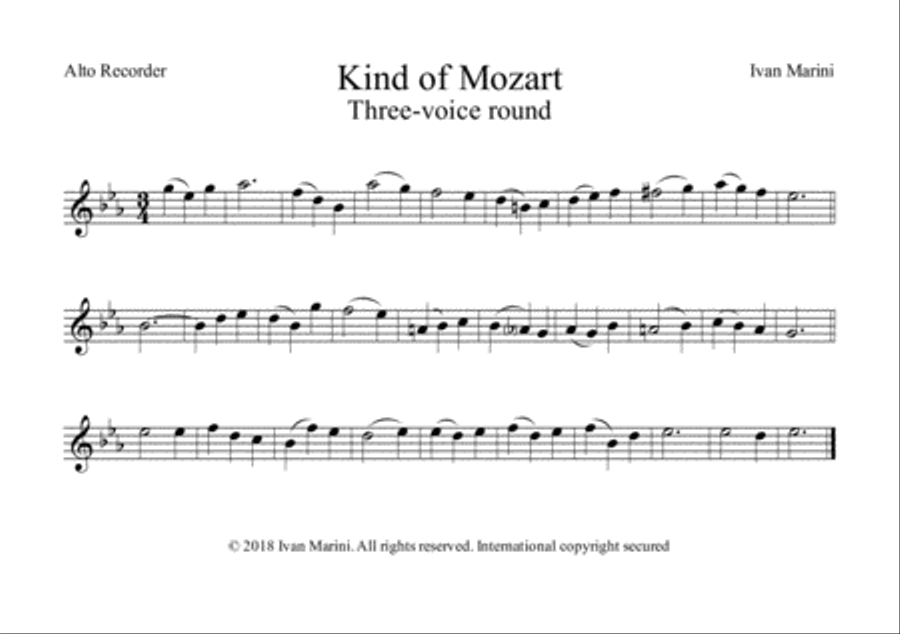 Kind of Mozart - Every combination of Winds image number null