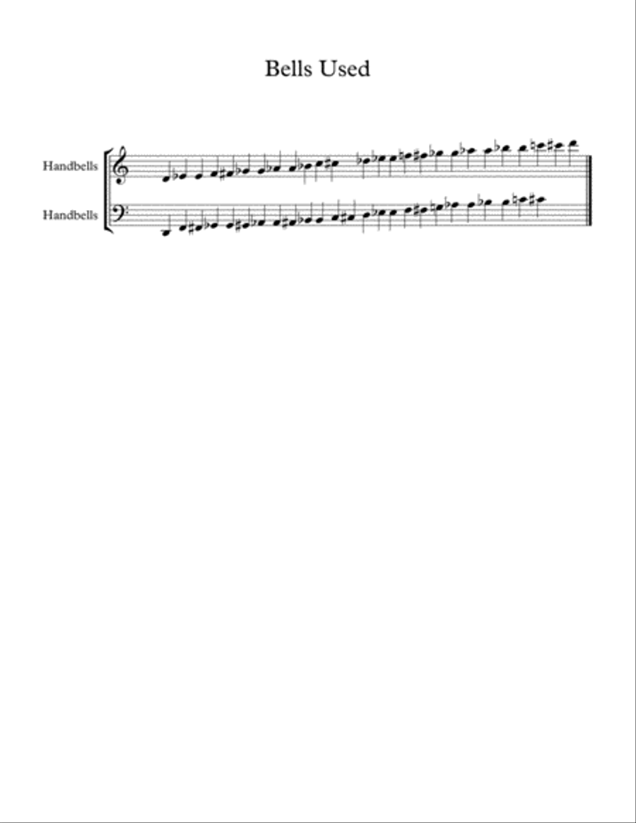 Night of the Bells Handbell Choir scores gallery preview page 2