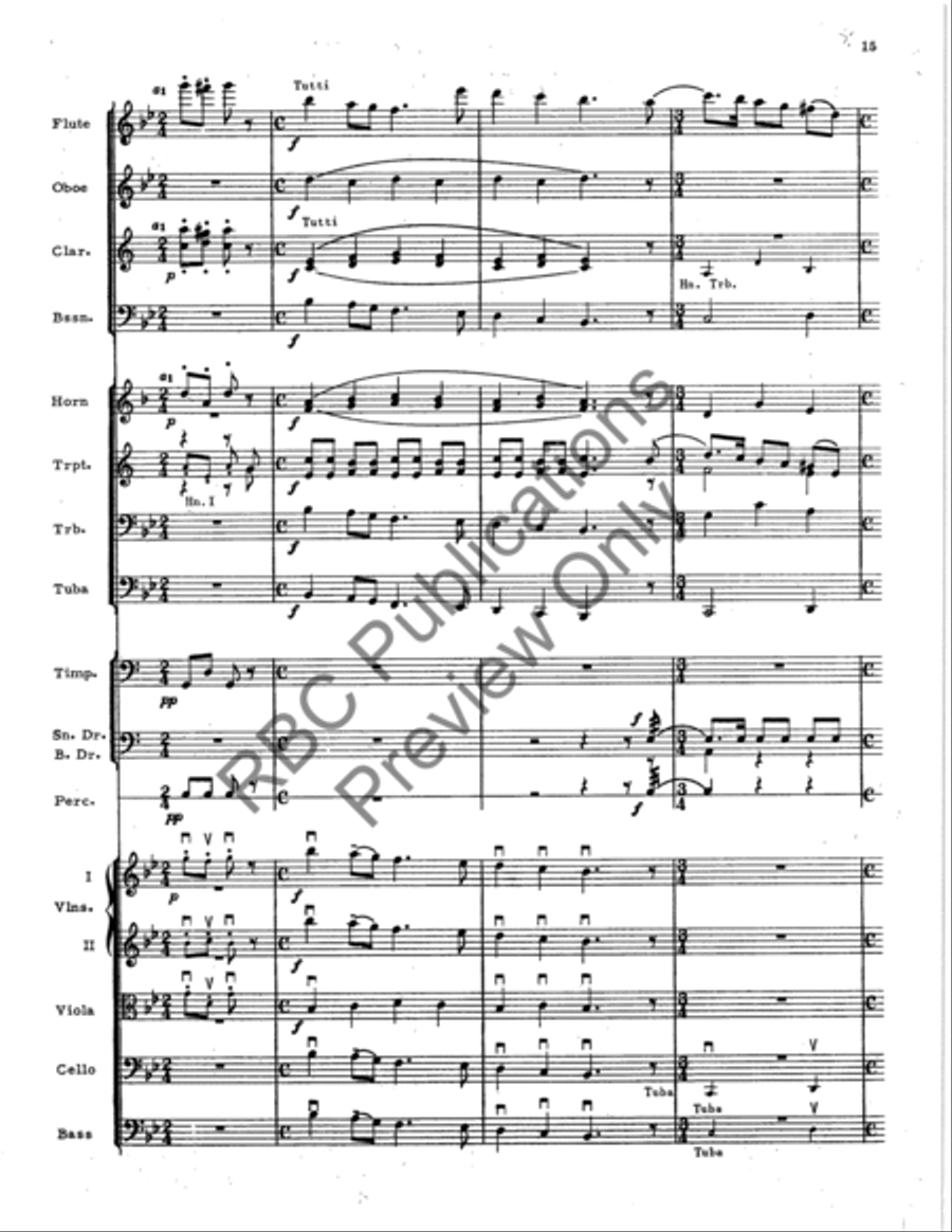 Fum Fum Fum Orch (Score) Full Orchestra scores gallery preview page 16