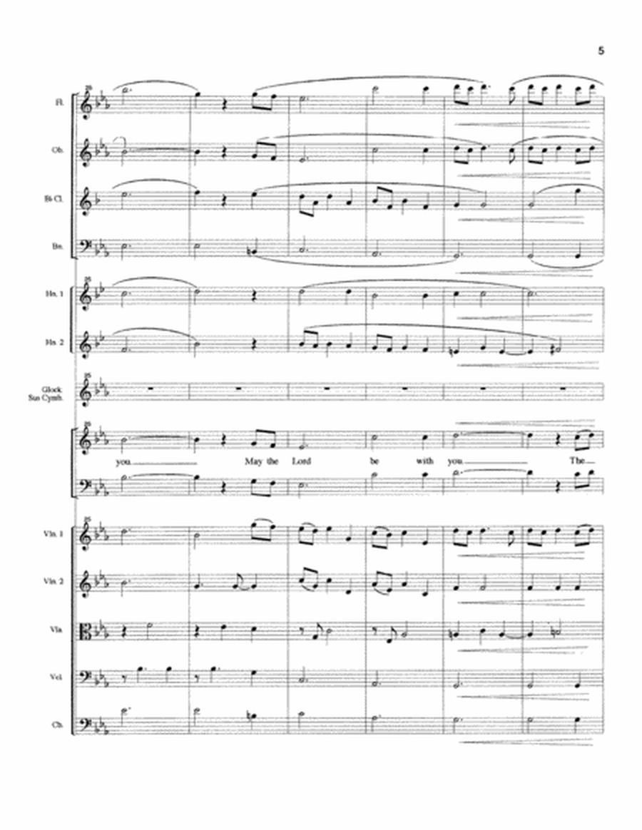 The Lord Be with You (Downloadable Orchestral Score and Parts)