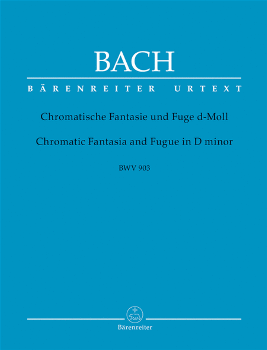 Chromatic Fantasy and Fugue d minor, BWV 903 Piano Solo scores gallery preview page 1