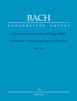 Book cover for Chromatic Fantasy and Fugue d minor, BWV 903