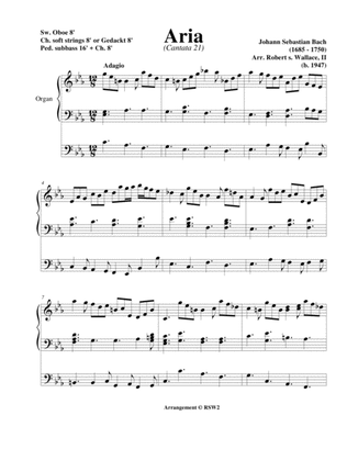 Aria (Cantata No. 21)