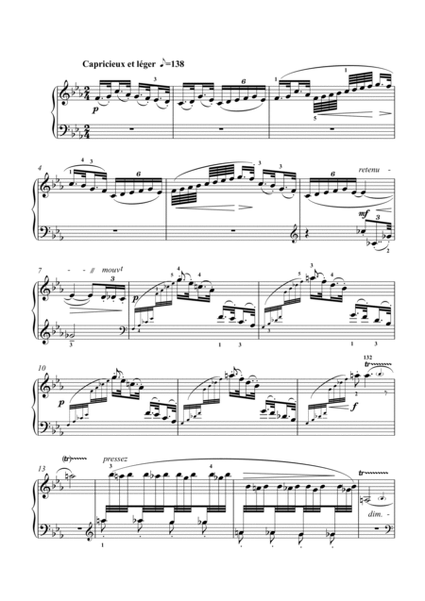 Debussy-La danse de Puck for piano solo image number null