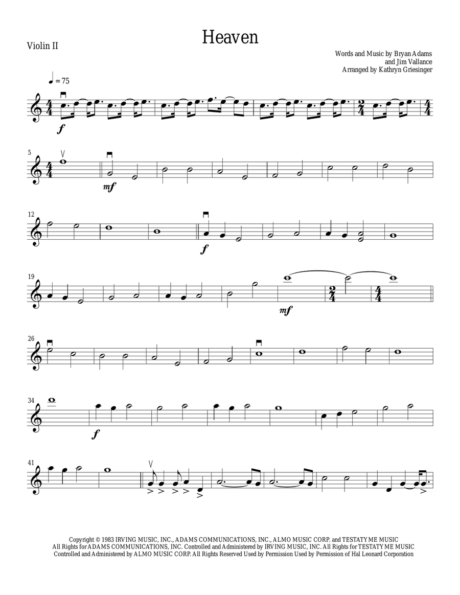 Heaven String Quartet scores gallery preview page 3