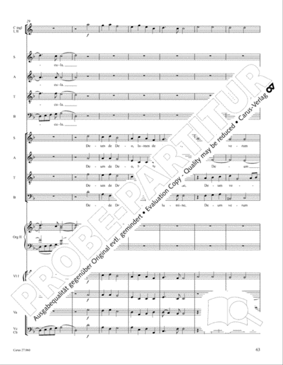 Messe a quatre voix 4-Part scores gallery preview page 74