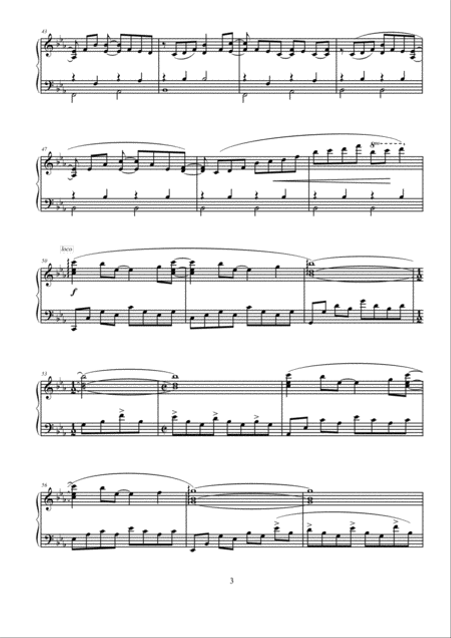 Venti di marzo (March Winds) - Luca Ottani Piano Solo scores gallery preview page 4