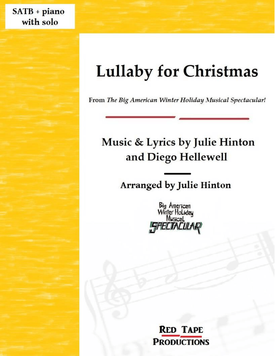 Lullaby For Christmas 4-Part - Digital Sheet Music