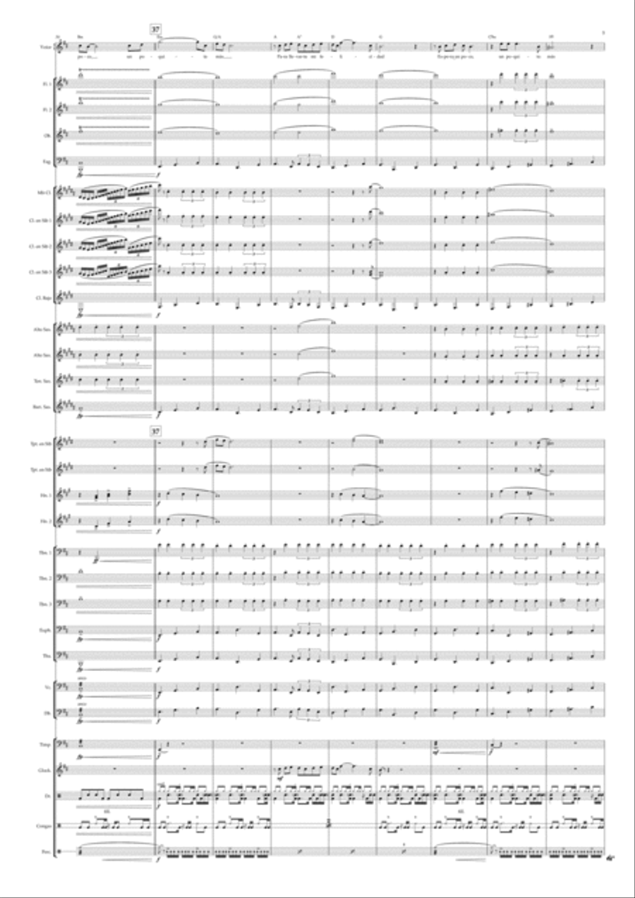 La Nave del Olvido Concert Band scores gallery preview page 5