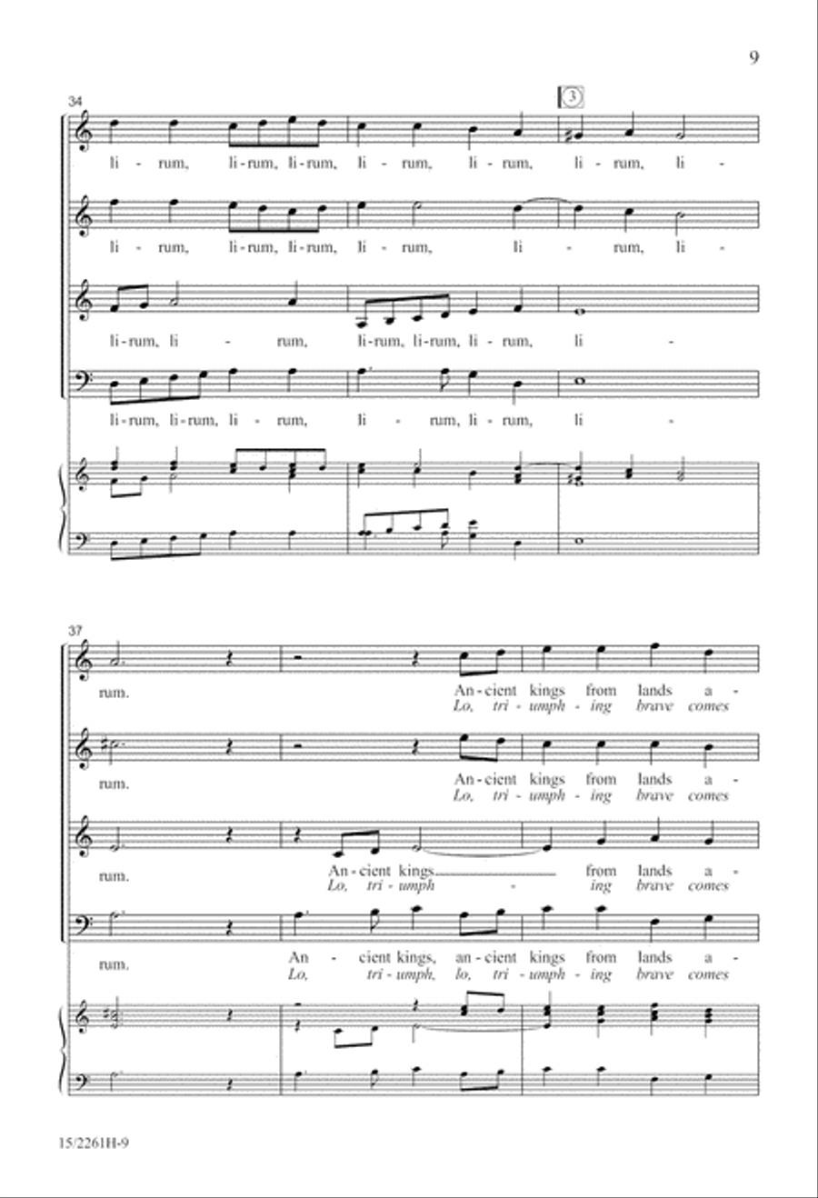 Lirum Lirum A Cappella scores gallery preview page 10