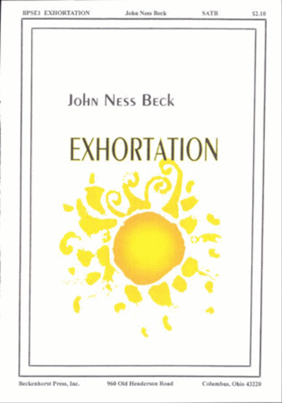 Exhortation Exhortation 4-Part scores gallery preview page 1