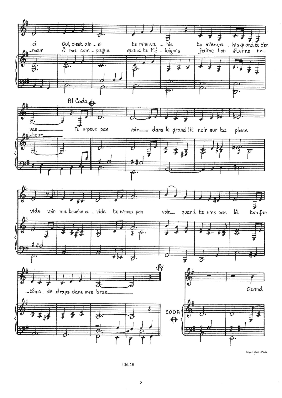 Marcia Martienne Piano, Vocal scores gallery preview page 2