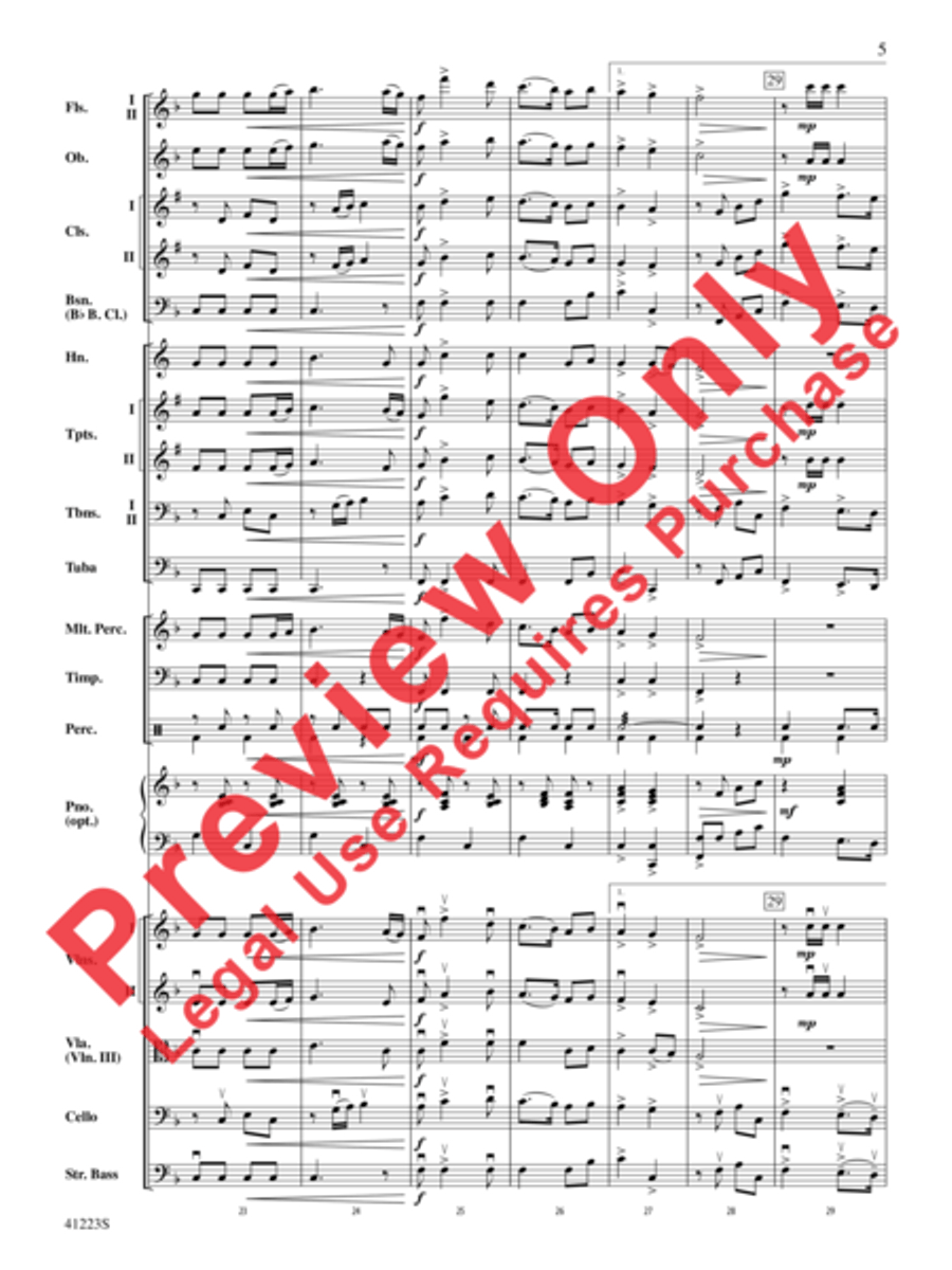 Joyful Holidays Full Orchestra scores gallery preview page 6