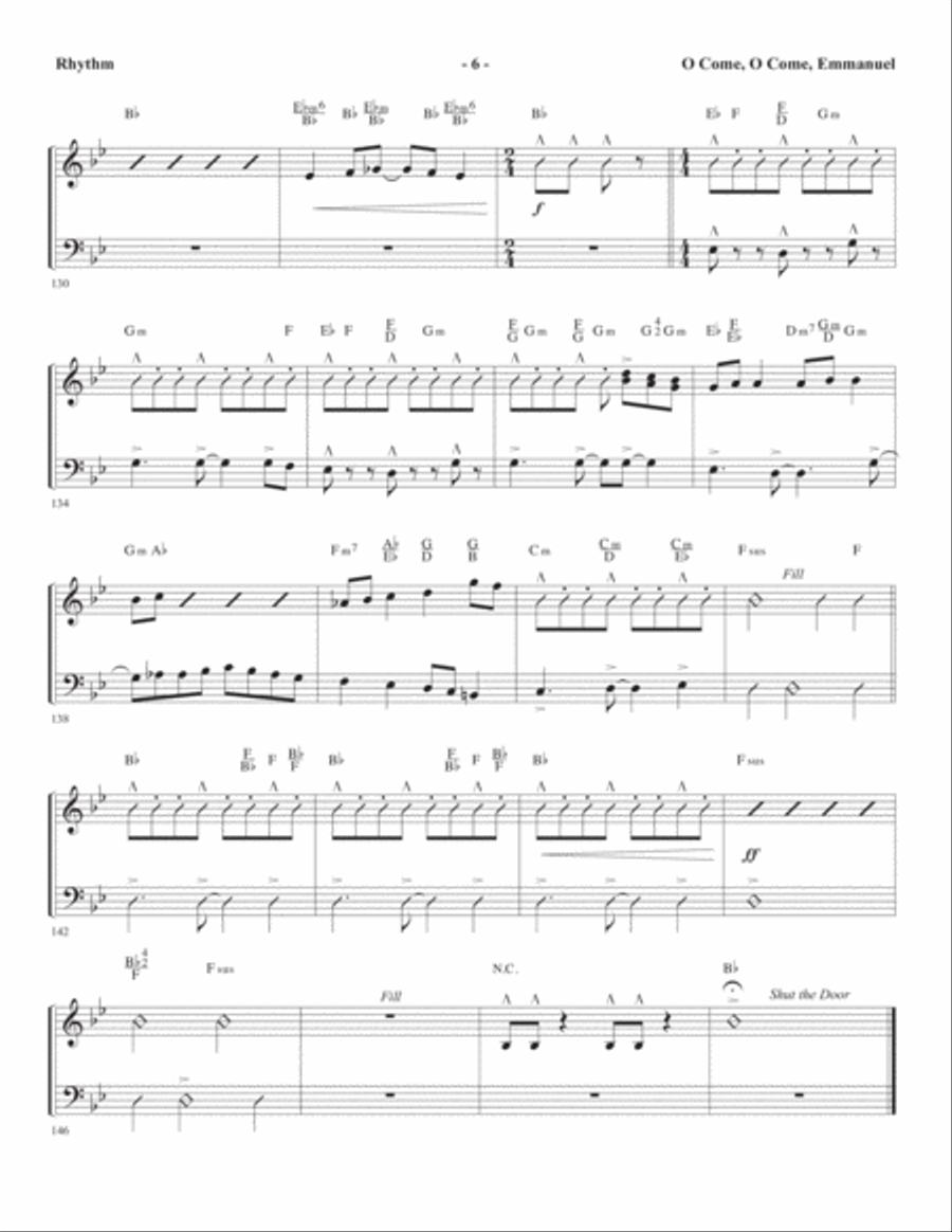 The Thrill of Hope (A New Service of Lessons and Carols) - Rhythm Choir scores gallery preview page 7