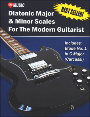 Book cover for Diatonic Major and Minor Scales For The Modern Guitarist