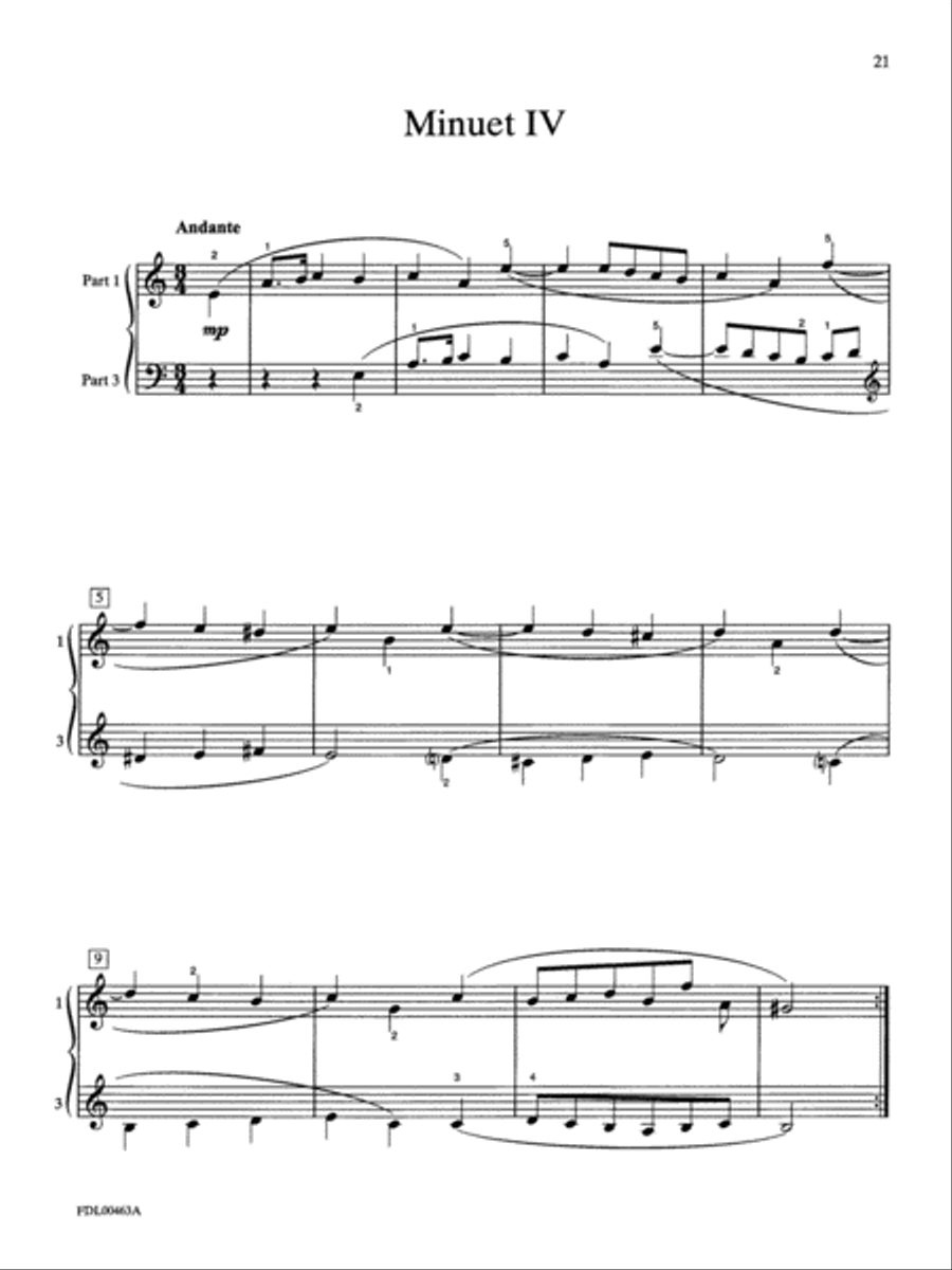 Bach for Piano Ensemble Bach for Piano Ensemble Small Ensemble scores gallery preview page 8