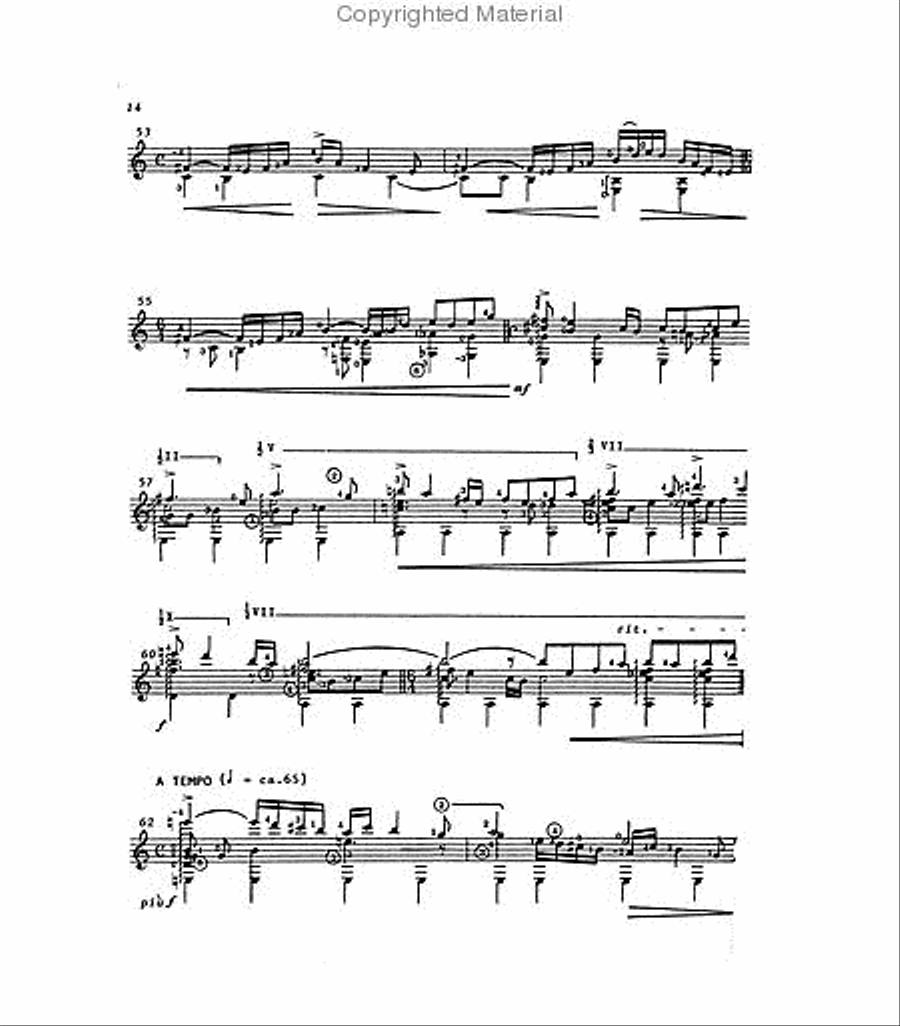 Sonata, Op. 42 Acoustic Guitar scores gallery preview page 4