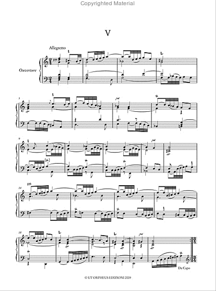 Componimenti Musicali (1739) for Harpsichord Harpsichord scores gallery preview page 6