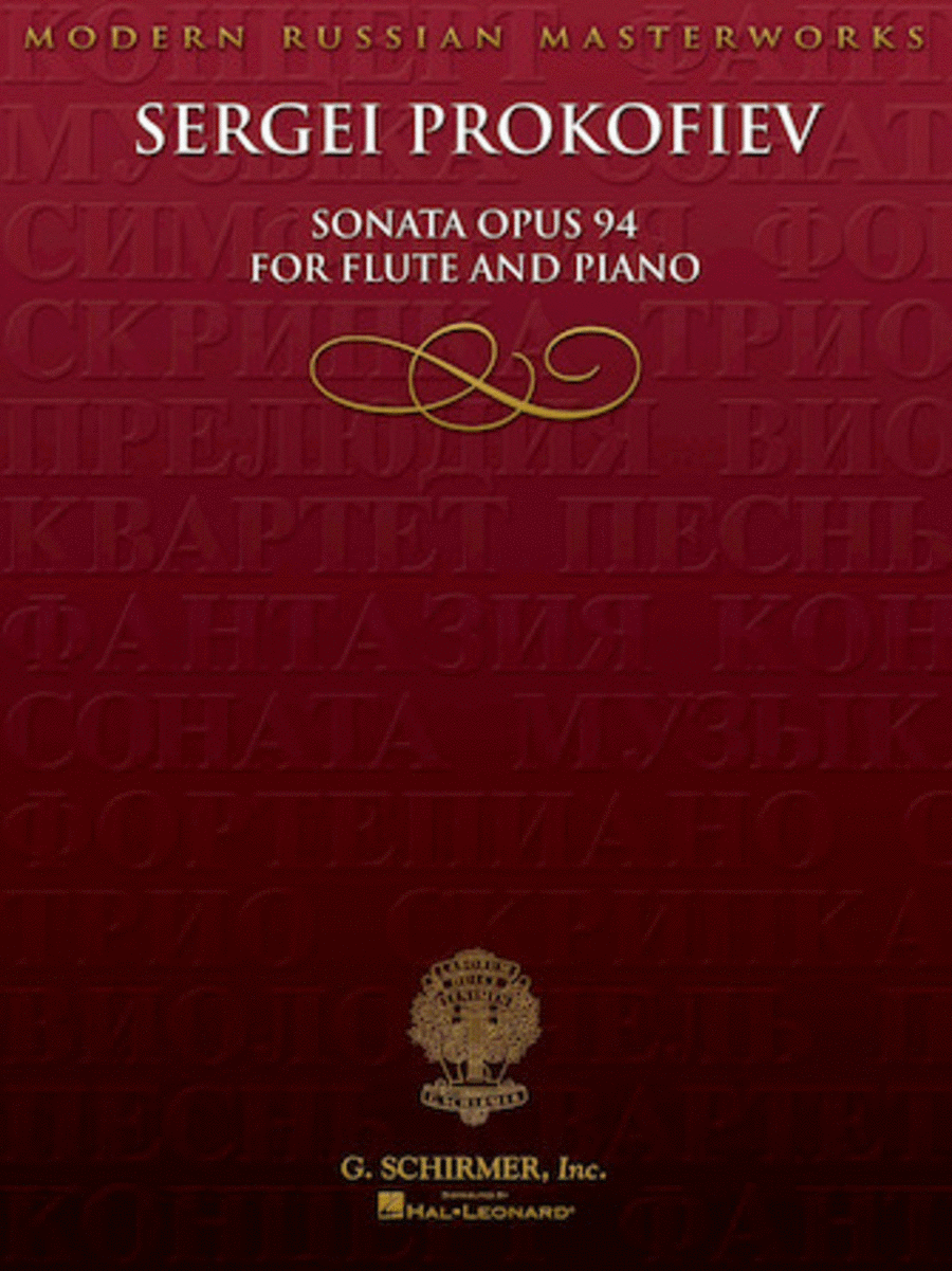 Sergei Prokofiev: Sonata for Flute and Piano