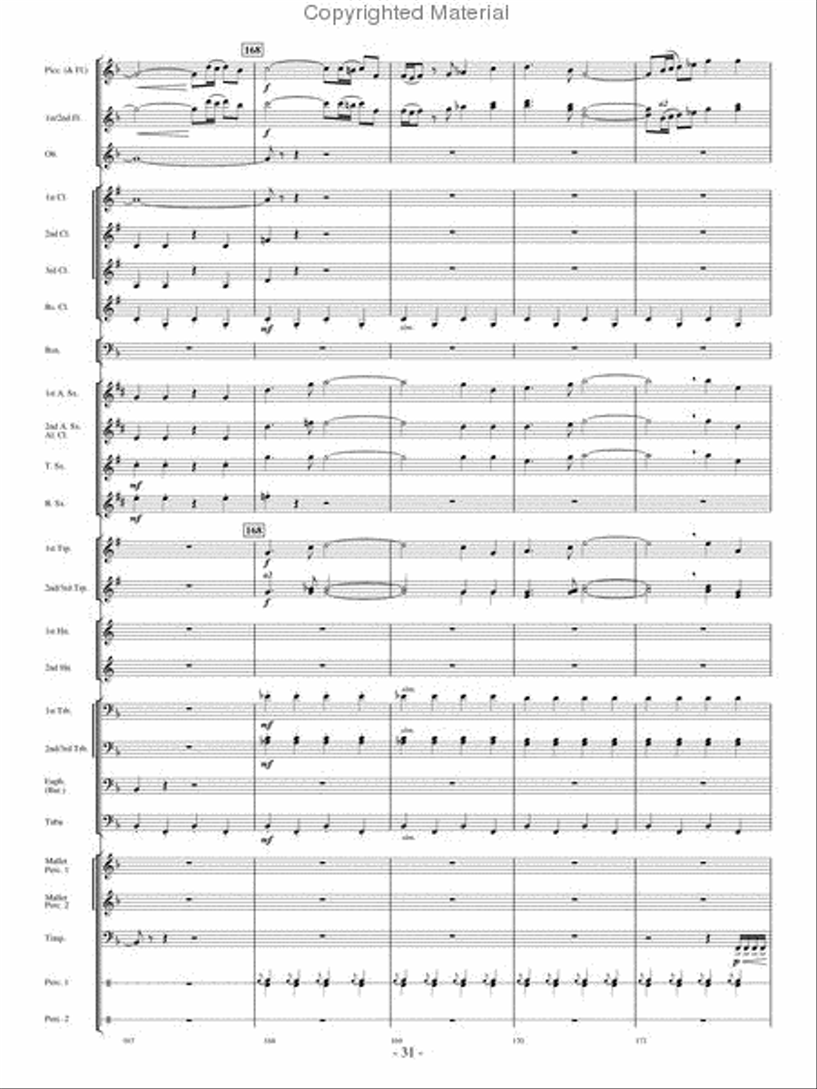 High Country Celebration High Country Celebration Concert Band scores gallery preview page 30