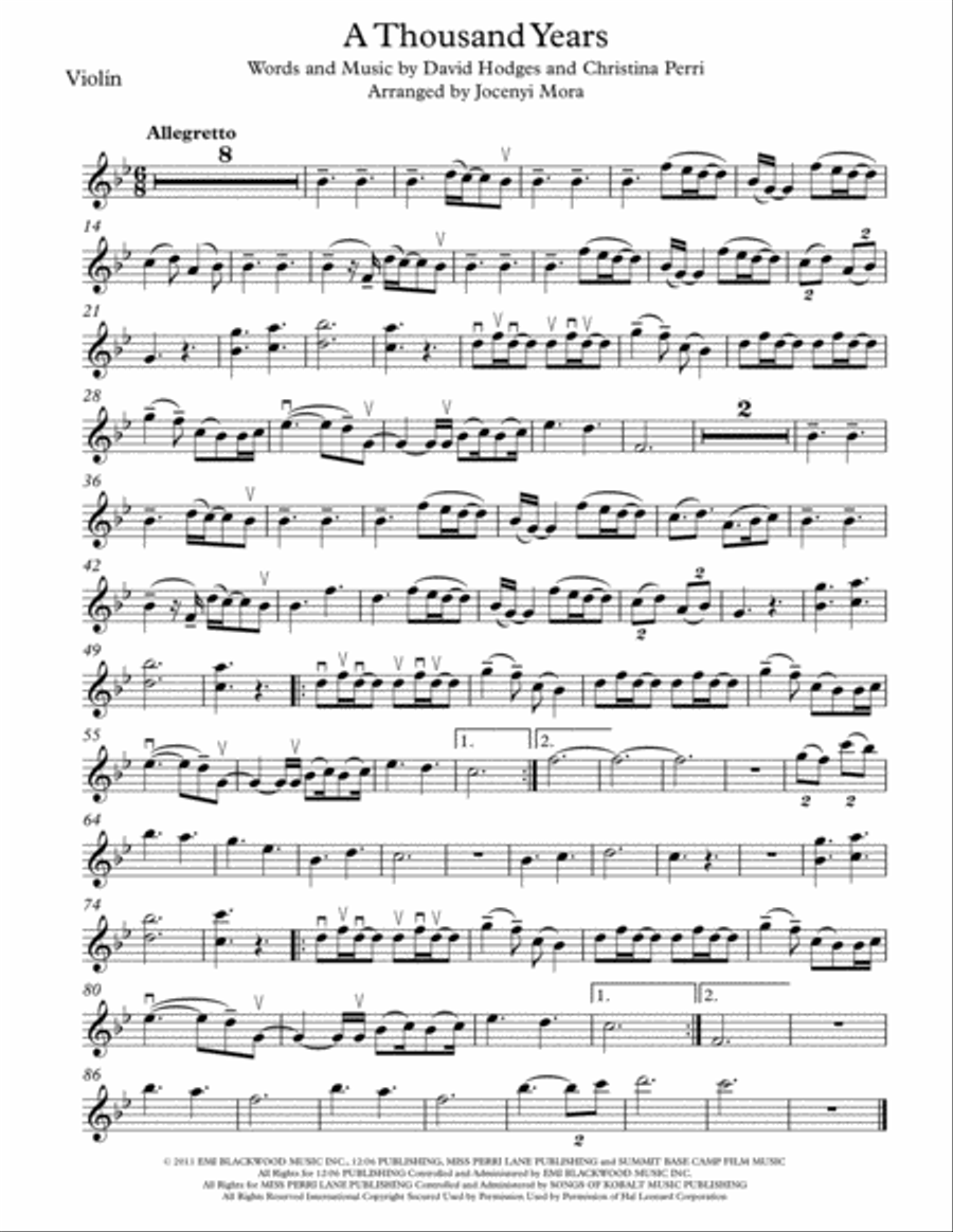 Thousand years deals saxophone