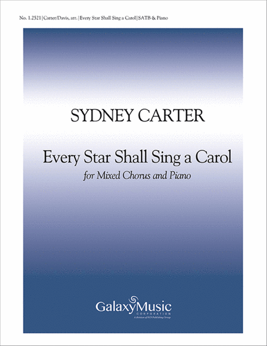 Every Star Shall Sing a Carol 4-Part scores gallery preview page 1