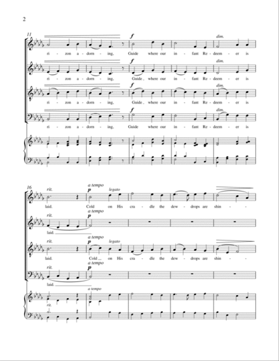 Star in the East 4-Part scores gallery preview page 10