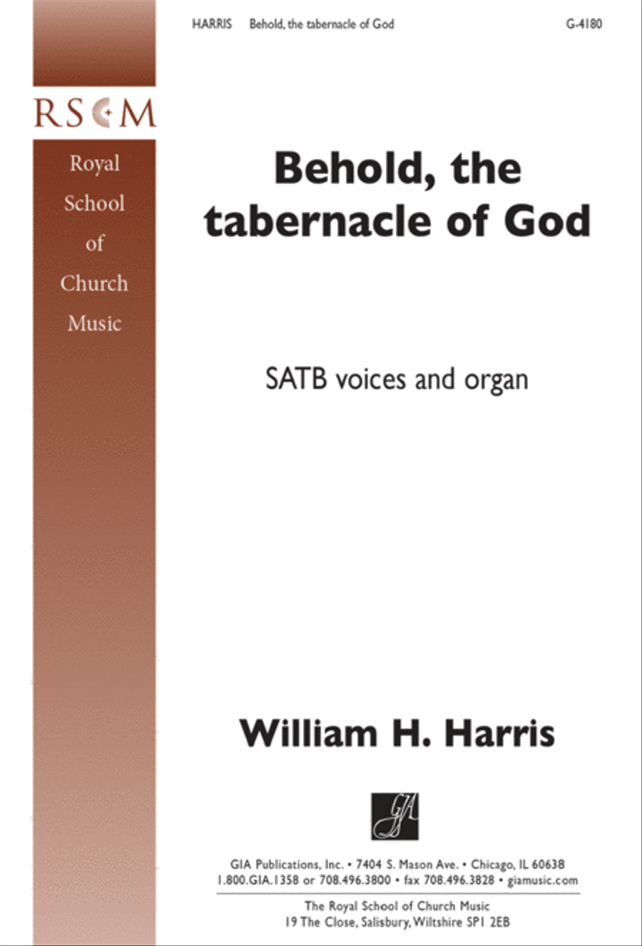 Behold, the Tabernacle of God 4-Part scores gallery preview page 1
