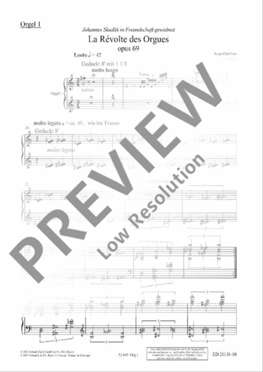 La Révolte des Orgues Organ scores gallery preview page 2