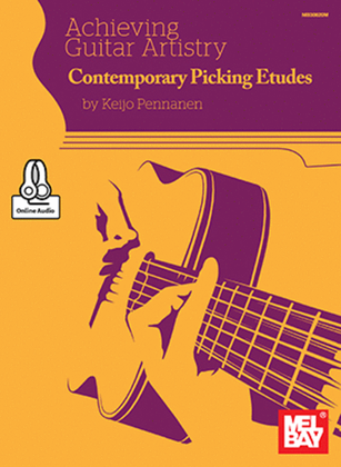 Book cover for Achieving Guitar Artistry - Contemporary Picking Etudes