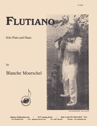 Book cover for Flutiano - Fl & Pno