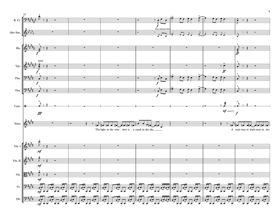 No More Tears Large Ensemble scores gallery preview page 5