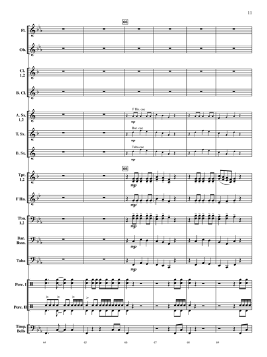 Rondo on a Modal Theme Rondo on a Modal Theme Concert Band scores gallery preview page 12