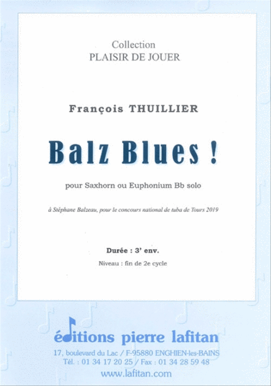Balz Blues Balz Blues Euphonium scores gallery preview page 1