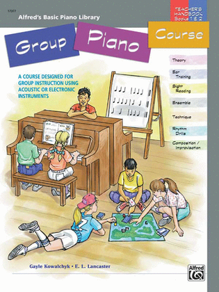Book cover for Alfred's Basic Group Piano Course Teacher's Handbook, Book 1 & 2