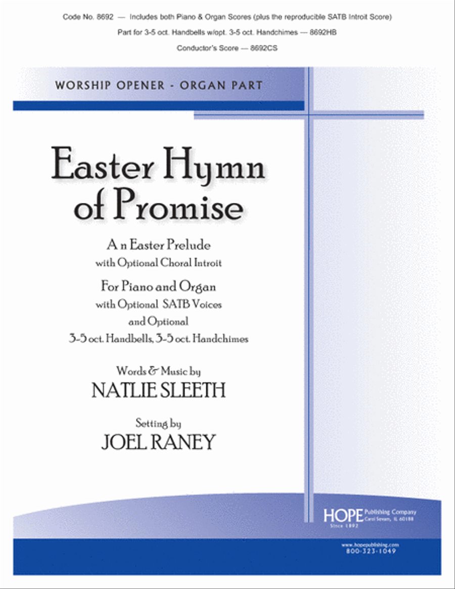 Easter Hymn of Promise Choir scores gallery preview page 1