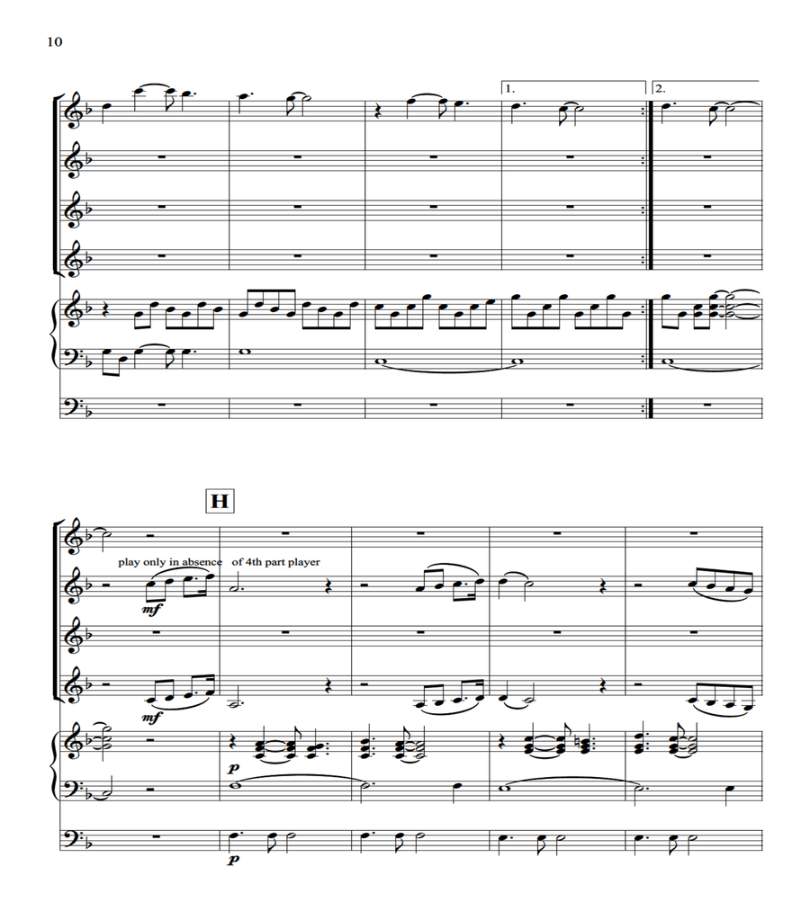 Abba Hits Abba Hits Set of Parts scores gallery preview page 7