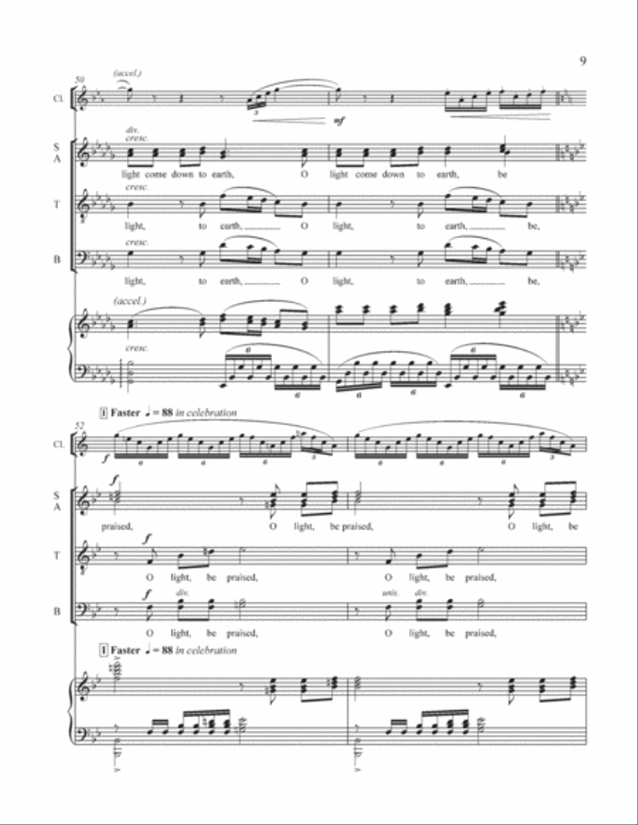 The Great Trees: 5. The Timbered Choir 4-Part scores gallery preview page 10