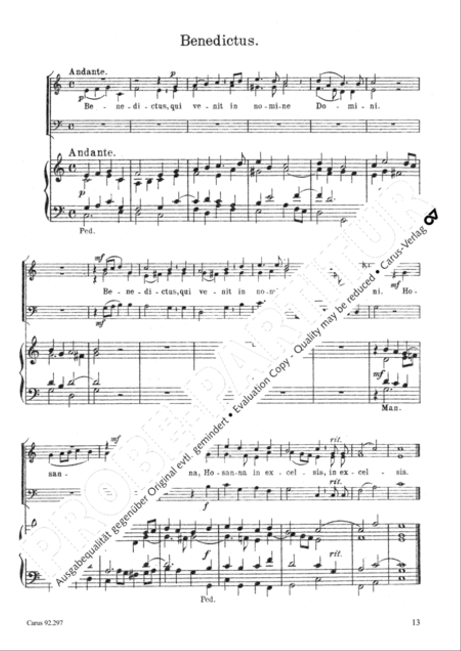 Missa Salve Regina 3-Part scores gallery preview page 14