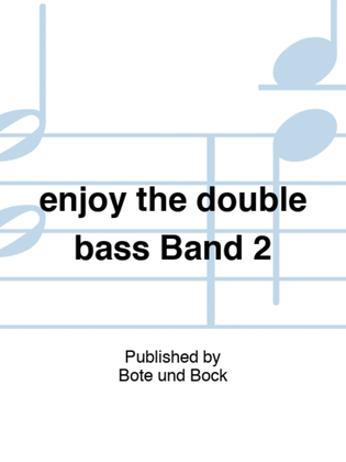Book cover for enjoy the double bass Band 2