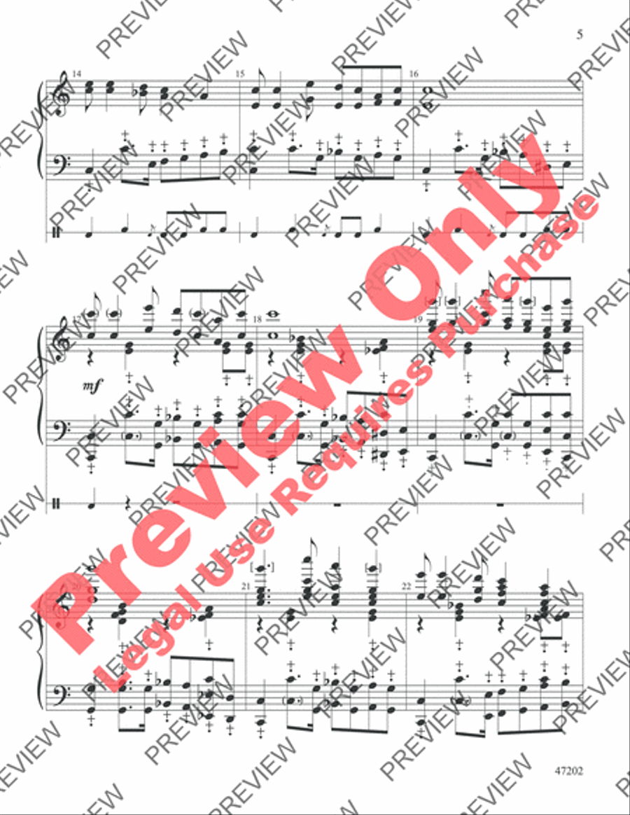 Somebody's Knocking at Your Door Handbell Choir scores gallery preview page 5